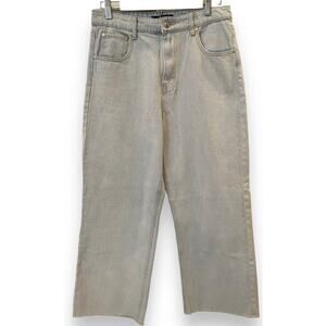 Numero Fresno High Rise 30x25 Wide Leg Light Wash Blue Denim 100% Cotton Jeans